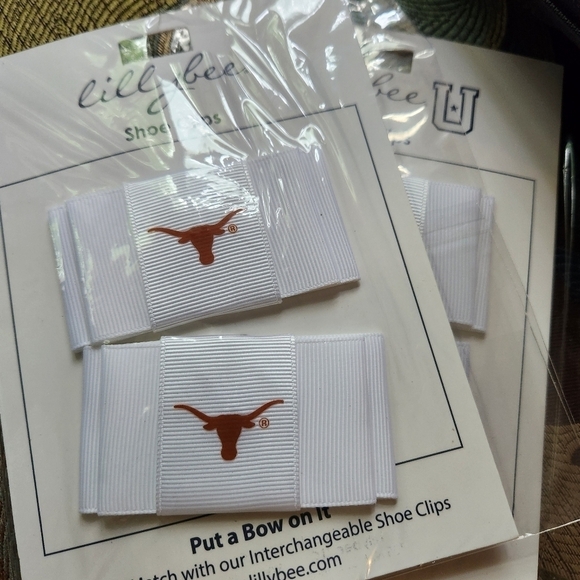 Longhorn University of Texas Lillybee U Shoe Clips NCAA Sorority Cheer Alumna📣 - Picture 2 of 3
